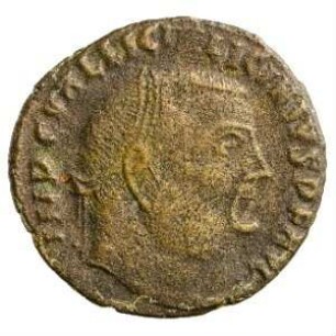 Münze, Follis, 316 - 317 n. Chr.