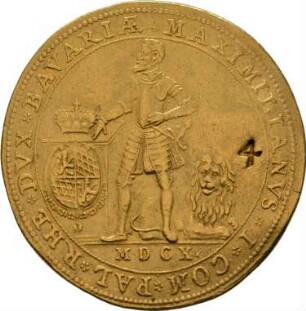 Münze, 4 Dukaten, 1610