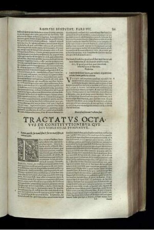 Tractatus Octavus De Constitutionibus, Quibus Violentiae Puniuntur