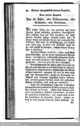 3. Von der Fichte, oder Schwarztanne, oder Pechtanne, oder Rothtanne
