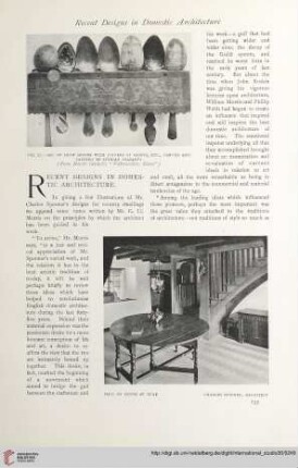 Recent designs in domestic architecture