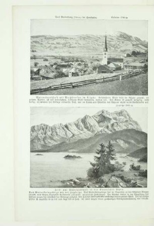 Fels- und Waldlandschaft in den Bayerischen Alpen