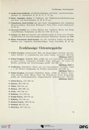 Erstklassige Orientteppiche (Nr. 41-69)