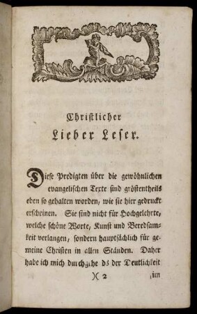 Christlicher Lieber Leser.