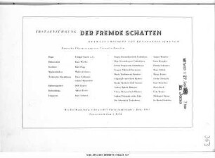 Der fremde Schatten