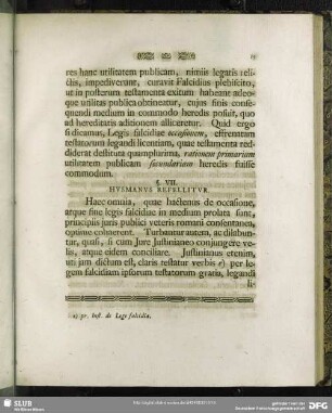§. VII. Husmanus Refellitur