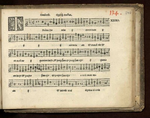 35. [= 134.] Inclina Domine