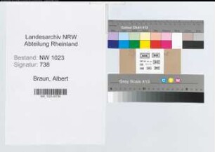 Entnazifizierung Albert Braun , geb. 00.00.0000 ()