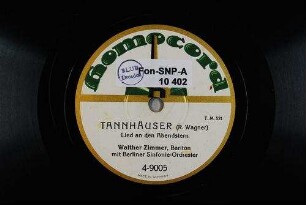 Tannhäuser : Lied an den Abendstern / (R. Wagner)