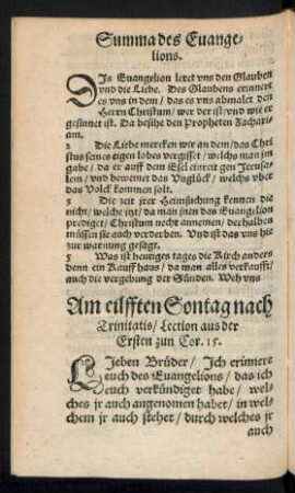 Am eilfften Sontag nach Trinitatis ...