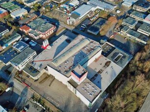 Barsbüttel: Luftbild des Gewerbegebiets: Firma Lugato