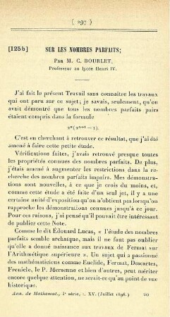 Sur les nombres parfaits.