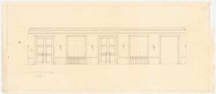 Park Hotel, Posen: Restaurant-Vorraum: Wandansicht 1:20