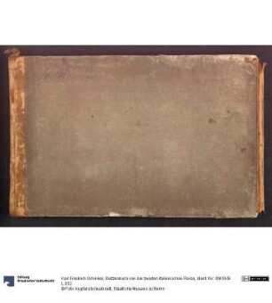 Skizzenbuch von der zweiten italienischen Reise