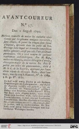 No. 57 - No. 64 (1. August - 16. August)