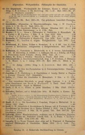 Katalog ... : J. Ricker'sche Buchhandlung in Gießen. [Sp. auch m. versch. Tit.] [Umschlagt.], 28