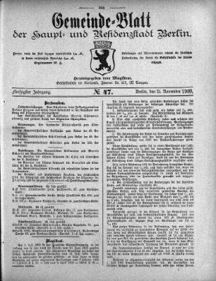 1909,47: No. 47, 21. November 1909
