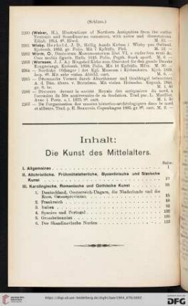 (Schluss) (Nr. 2260 - 2267)