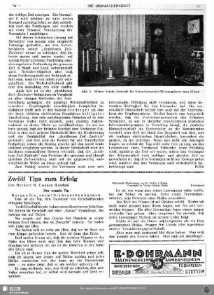 Zwölf Tips zum Erfolg (Fortsetzung)