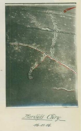 Foto des Geländes nordöstlich von Cléry(-sur-Somme) (Luftbild)