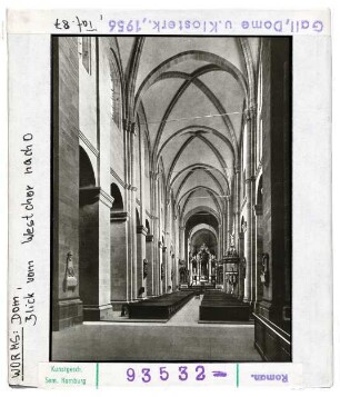 Worms: Dom, Blick vom Westchor nach Osten