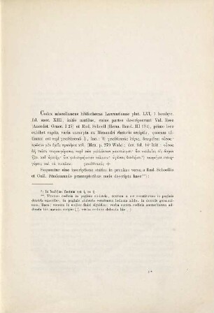 Anecdota varia Graeca et Latina, 1. Anecdota varia Graeca, musica, metrica, grammatica