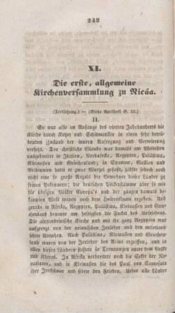 242-260 Die erste, allgemeine Kirchenversammlung zu Nicäa : Fortsetzung