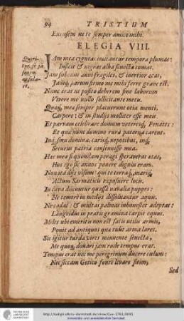 Elegia VIII.