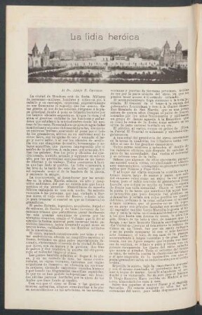 La lidia heróica