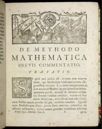 Elementa arithmeticæ. Caput I. - X., de Principiis Arithmeticæ, de speciebus Arithmeticæ in numeris integris, de Ratione ac Proportione Quantitatum, de speciebus Arithmeticæ in numeris fractis, de Potentiis numerorum, Genesi præsertim ...