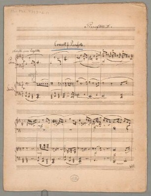 Konzert für Klavier und Orchester JWV 128 - BSB Mus.ms. 4740-2,9 : Fassung für zwei Klaviere
