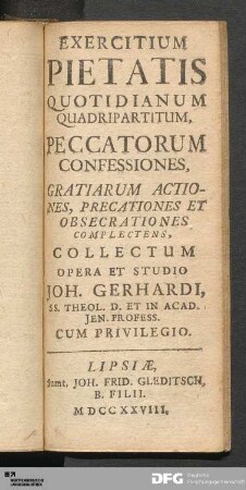 Exercitium Pietatis