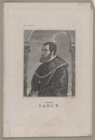 Bildnis des Kaisers Carl V.