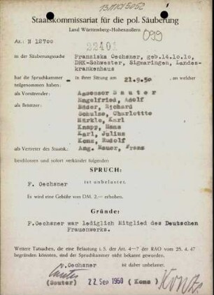 Oechsner, Franziska