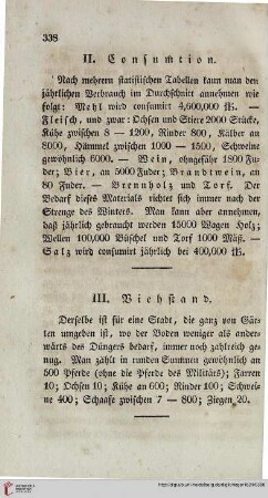 III: Viehstand