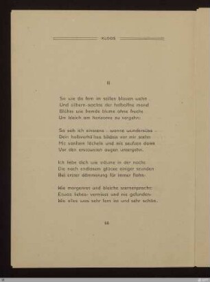 Sonette II : [SW XV: keine Sigle]; [SW XV, S. 64/142] / Willem Kloos