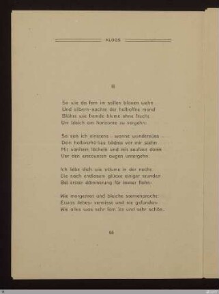 Sonette II : [SW XV: keine Sigle]; [SW XV, S. 64/142] / Willem Kloos