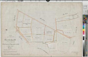Merklinghausen (Erwitte), Zusammenlegung Merklinghausen-Wiggeringhausen, Brouillonkarte II Flur 5