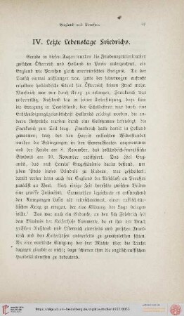 IV. Letzte Lebenstage Friedrichs