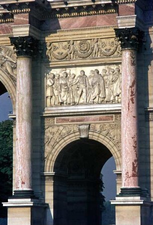 Arc de Triomphe du Carrousel — Relief