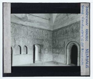 Neuhaus / Jindřichův Hradec, Schloss : Innenansicht, Kemenate