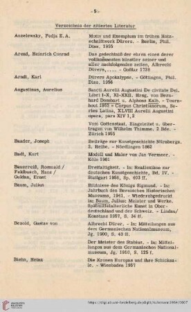 Verzeichnis der zitierten Literatur
