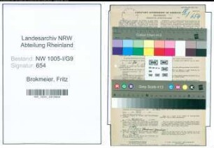Entnazifizierung Fritz Brokmeier , geb. 16.04.1890 (Postbetriebsassistent)