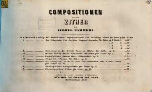 Compositionen für die Zither, 9. Faschingsgrüsse : Walzer für Zither ; op. 12