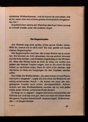 Die Regentropfen