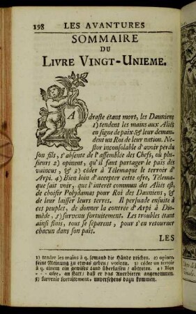 Sommaire du Livre vingt-unieme. - Livre vingt-unieme.