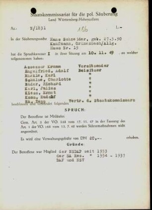 Schneider, Hans