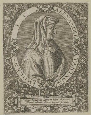 Bildnis des Alexander Tartagn. Imolens.