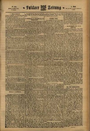 Zweite Ausgabe vom Freitag, den 13. Oktober 1911.
