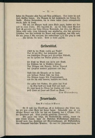 71-77, Feuertaufe - Deutscher Tod